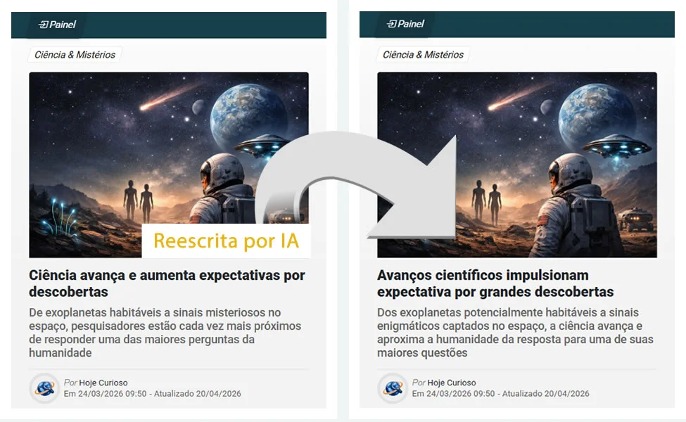 Reescrita de Feeds RSS por IA