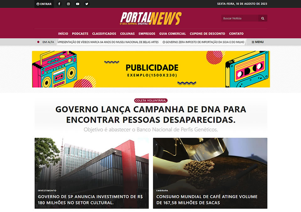 Site de notícias modelo 05
